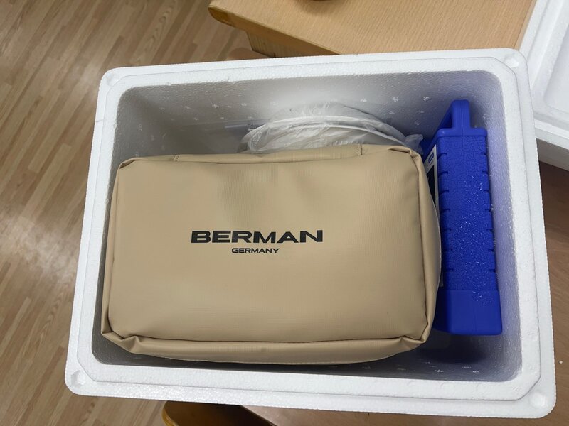 실제 배송 박스 개봉