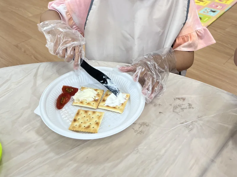 유치원 요리활동 사진